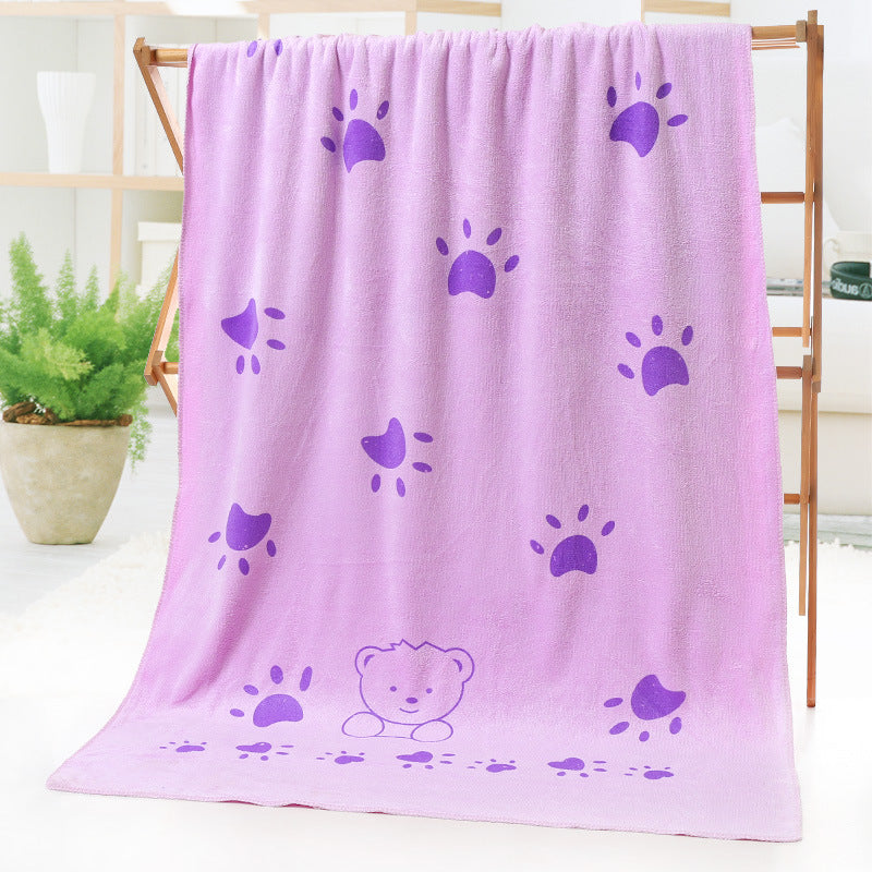 Serviette de bain serviette de plage imprimé dessin animé