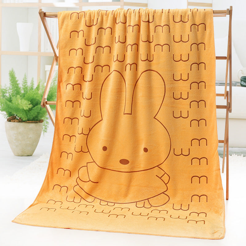 Serviette de bain serviette de plage imprimé dessin animé