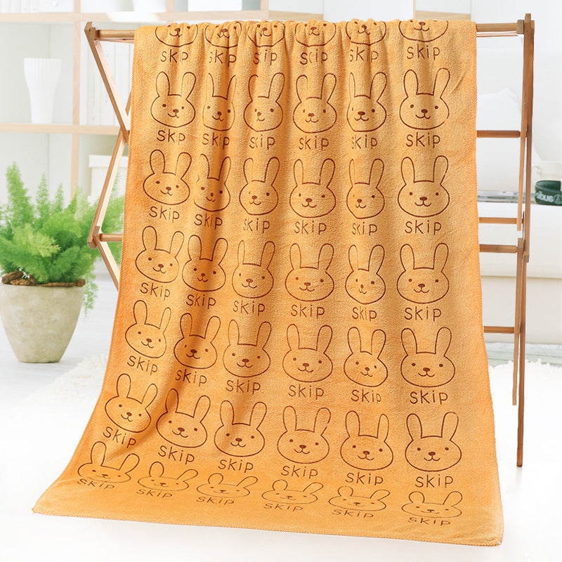 Serviette de bain serviette de plage imprimé dessin animé