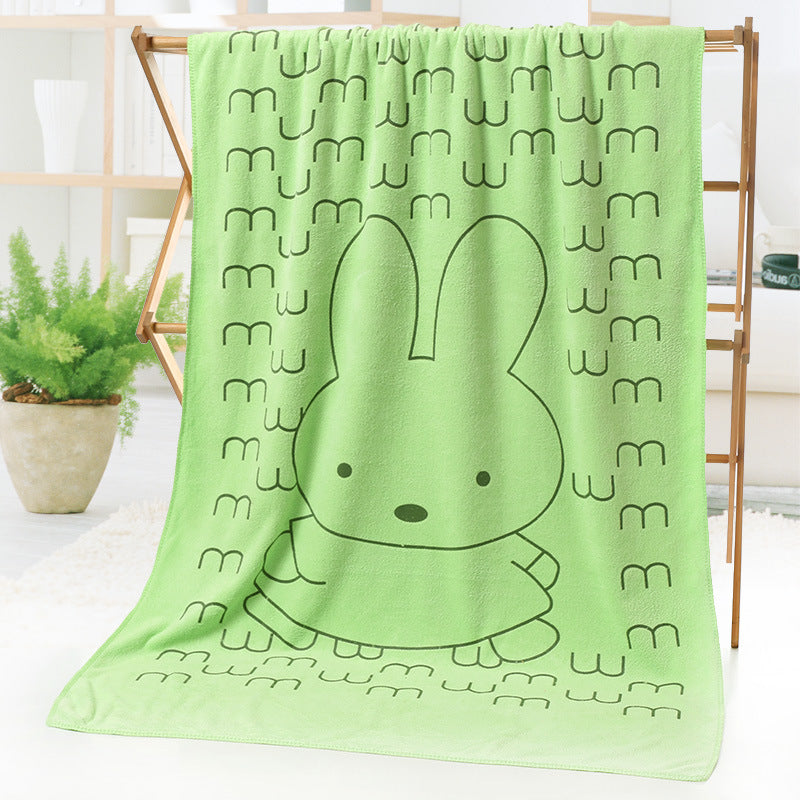 Serviette de bain serviette de plage imprimé dessin animé