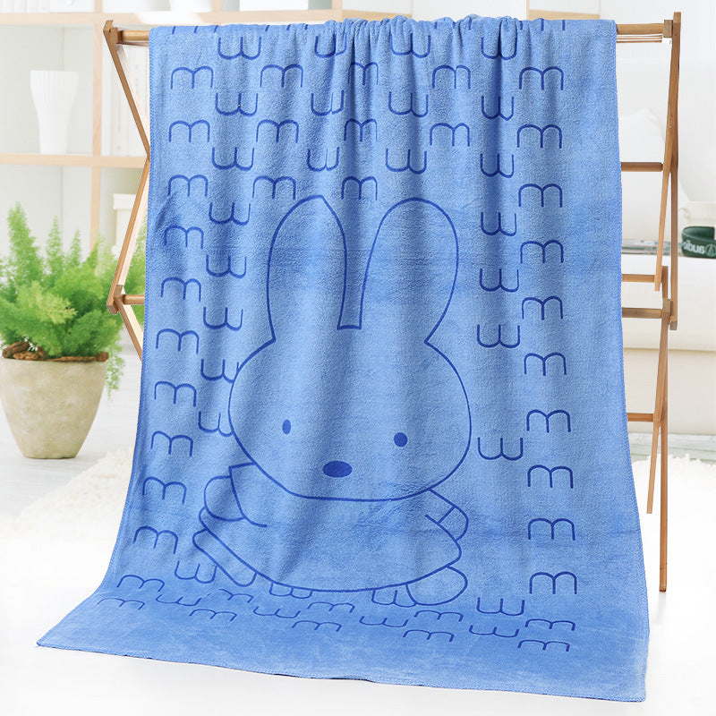 Serviette de bain serviette de plage imprimé dessin animé