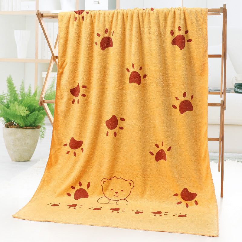 Serviette de bain serviette de plage imprimé dessin animé