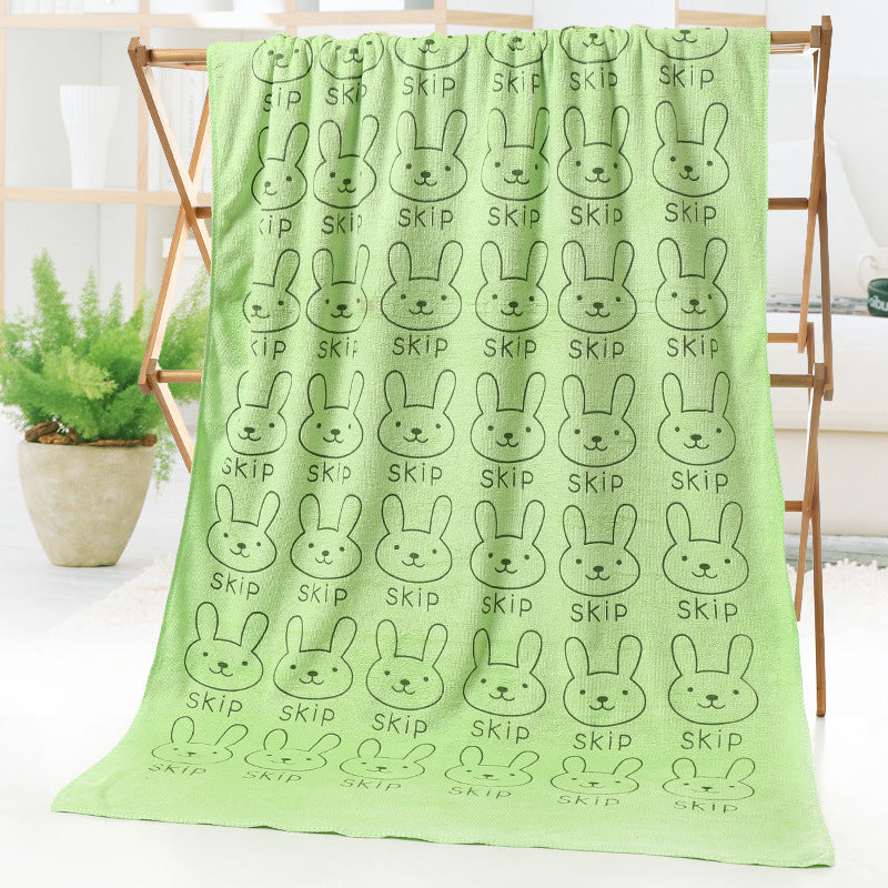 Serviette de bain serviette de plage imprimé dessin animé