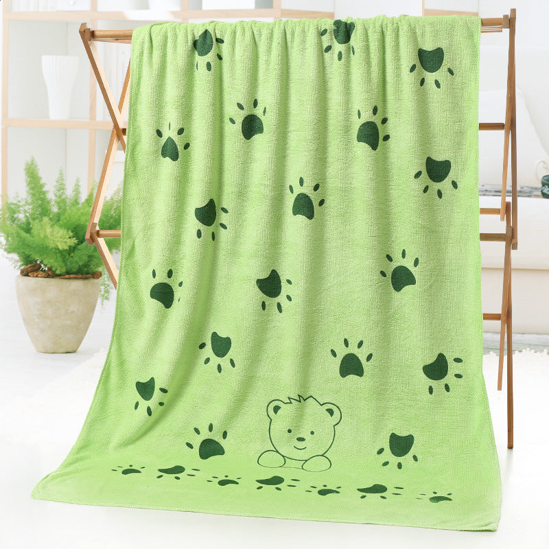 Serviette de bain serviette de plage imprimé dessin animé