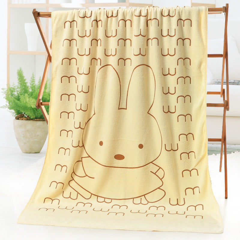 Serviette de bain serviette de plage imprimé dessin animé