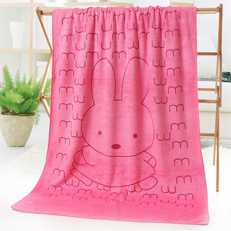 Serviette de bain serviette de plage imprimé dessin animé