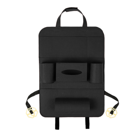 Auto Bil Baksäte Organizer Bil-Styling Hållare Multi-Pocket Seat Ull Filt Förvaring Multifunktion Fordonstillbehör Väska
