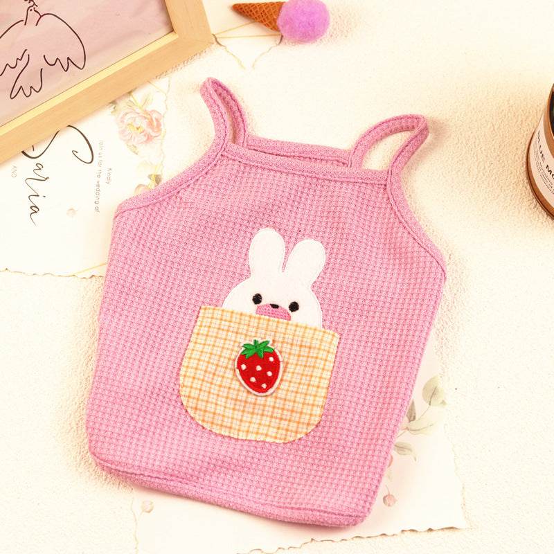 Vêtements pour chiens, vêtements fins, haut brodé