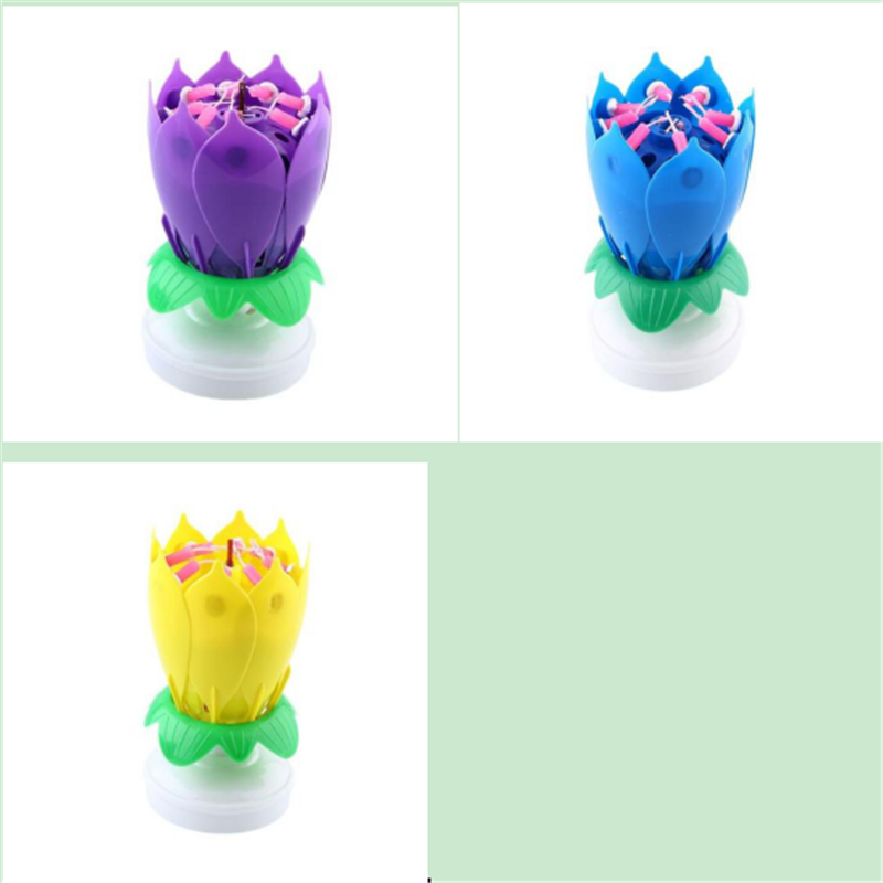 Incroyables bougies de lotus