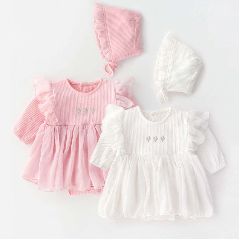 Baby prinsessa fluffig klänning