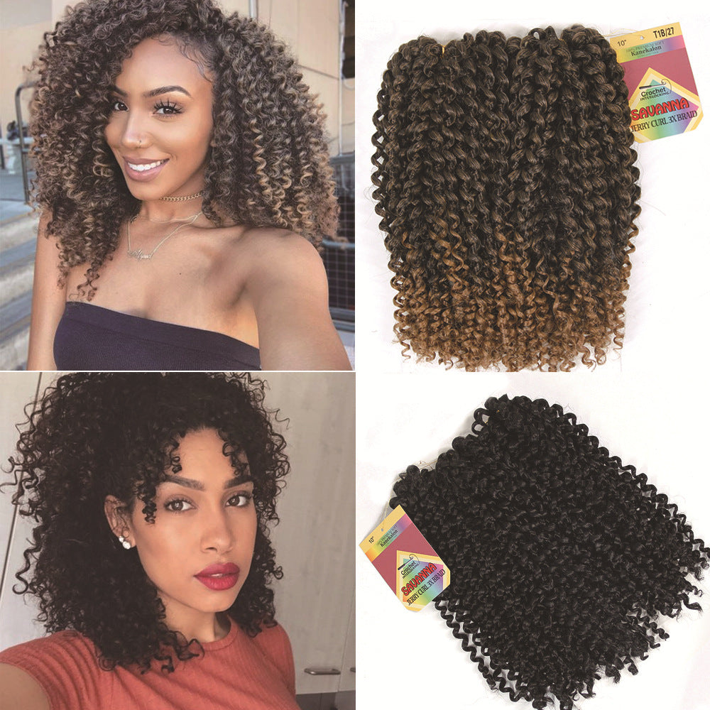 Extension de cheveux africains cheveux au crochet