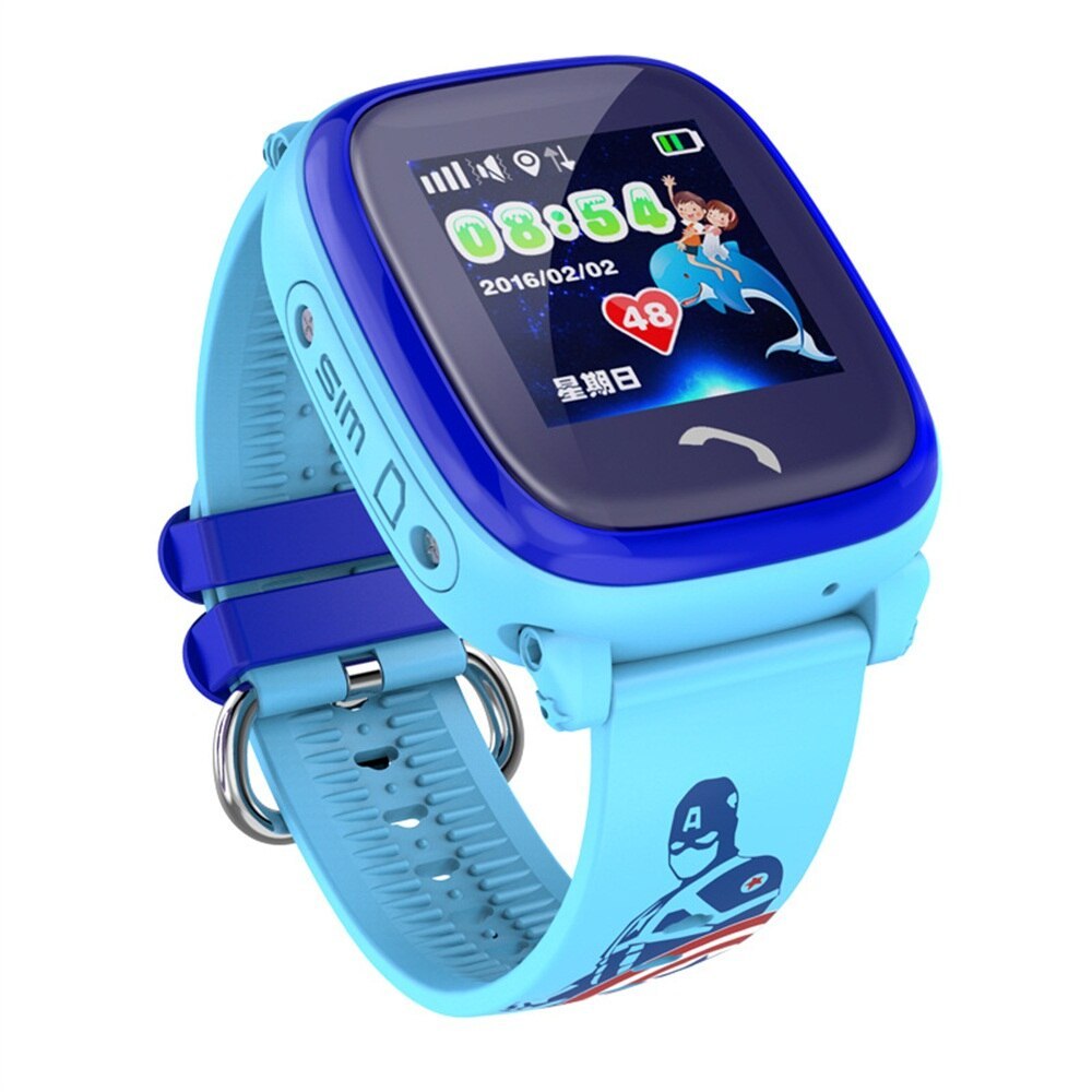 DF25 enfants étanche montres intelligentes écran tactile appel pour le sauvetage surveillance à distance et localisation montres téléphoniques pour enfants
