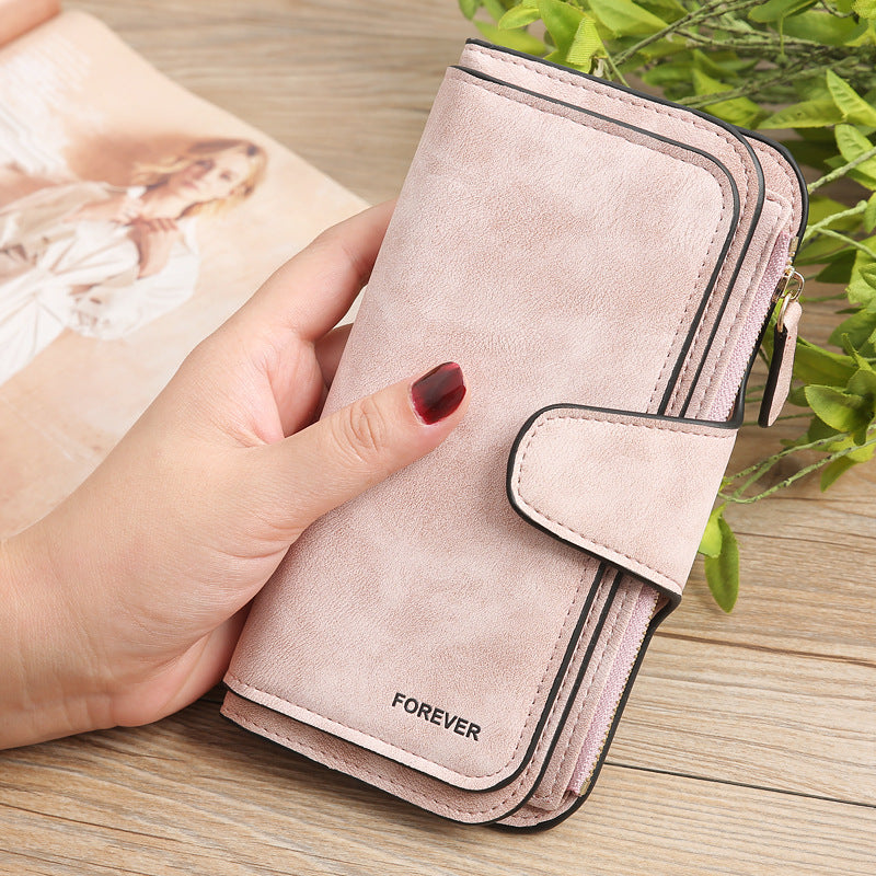 Matt PU Leather Multifunctional Wallet PU