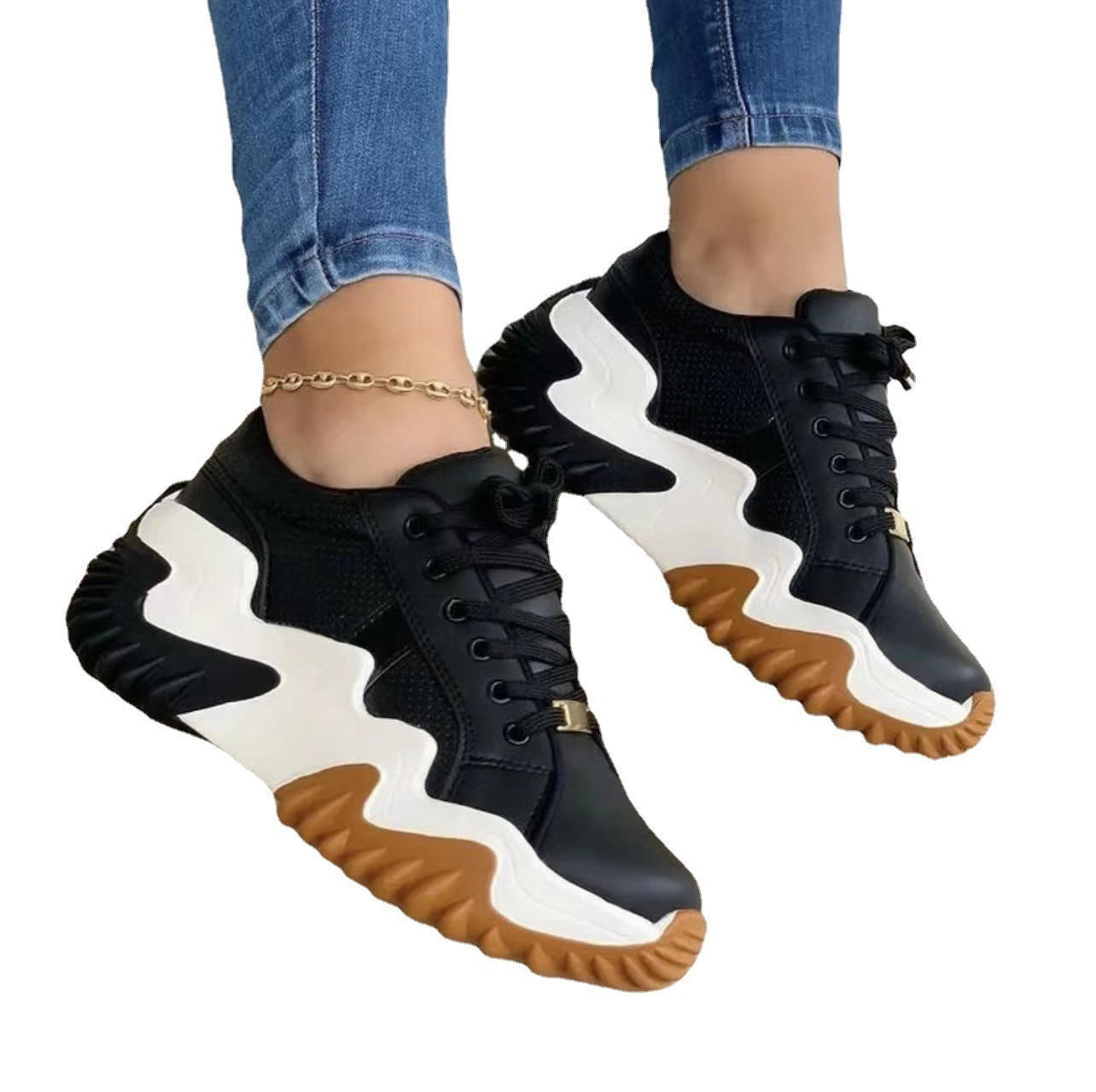 Dam Skor Sneakers med snörning