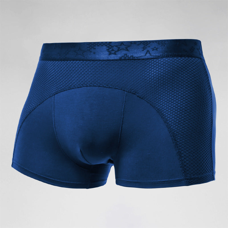 Men's Underwear Ice Silk Mesh Boxers Sports Boxer Shorts