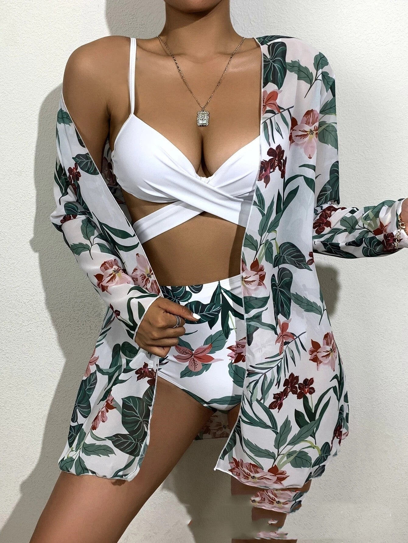 Baddräkt Tredelad Bikini Bygel Outlet