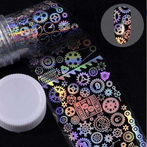 Starry Sky Nail Sticker Film - 1 Meter x 4cm | Professional Nail Art Transfer Paper