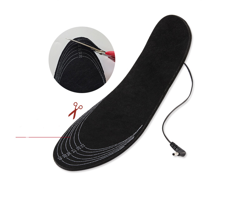 Uppvärmda sulor USB uppladdningsbar