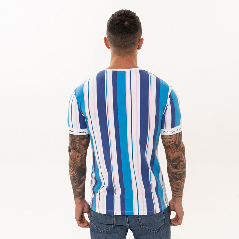 T-shirt de fitness décontracté pour hommes