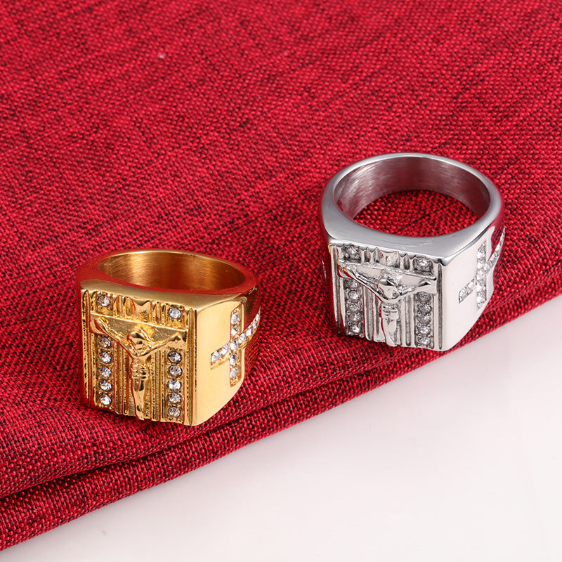 Jesus kors ring