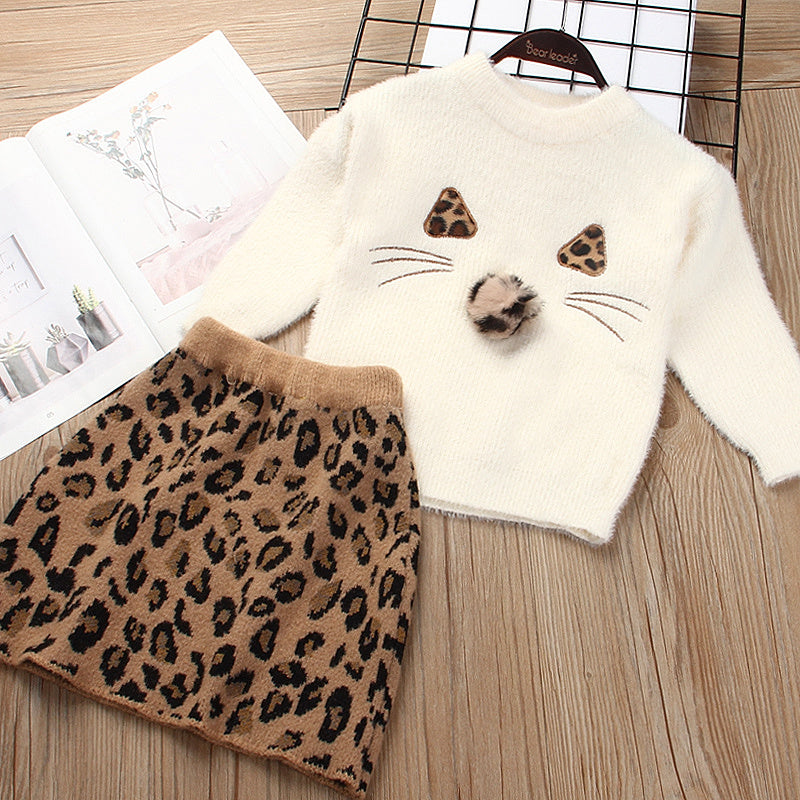 Professional Children's Knitted Sweater Suit