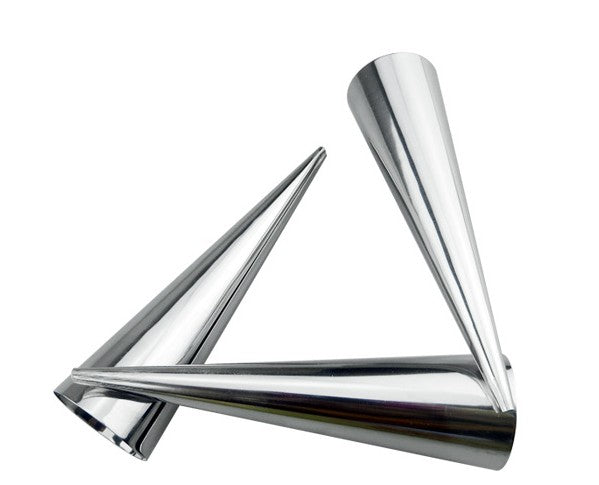 Moule de cuisson en acier inoxydable, 8 pièces, formes cannoli