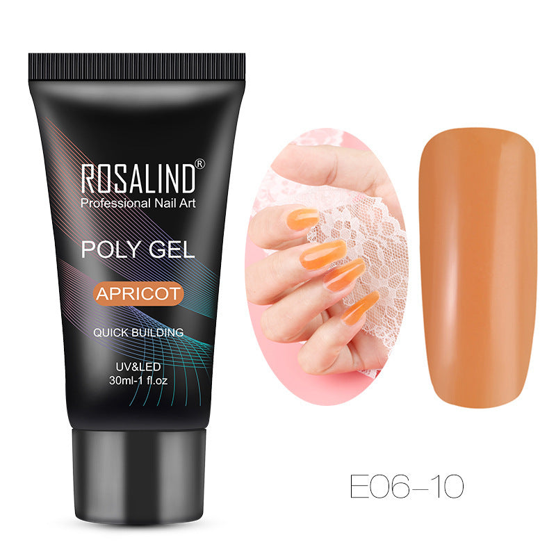 Professional Crystal Nail Extension Gel - 30ml Phototherapy Colloid | Durable Convenient Formula