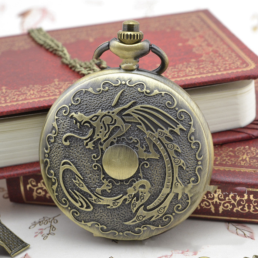 Montre de poche à cordon pour hommes Jin Shiying