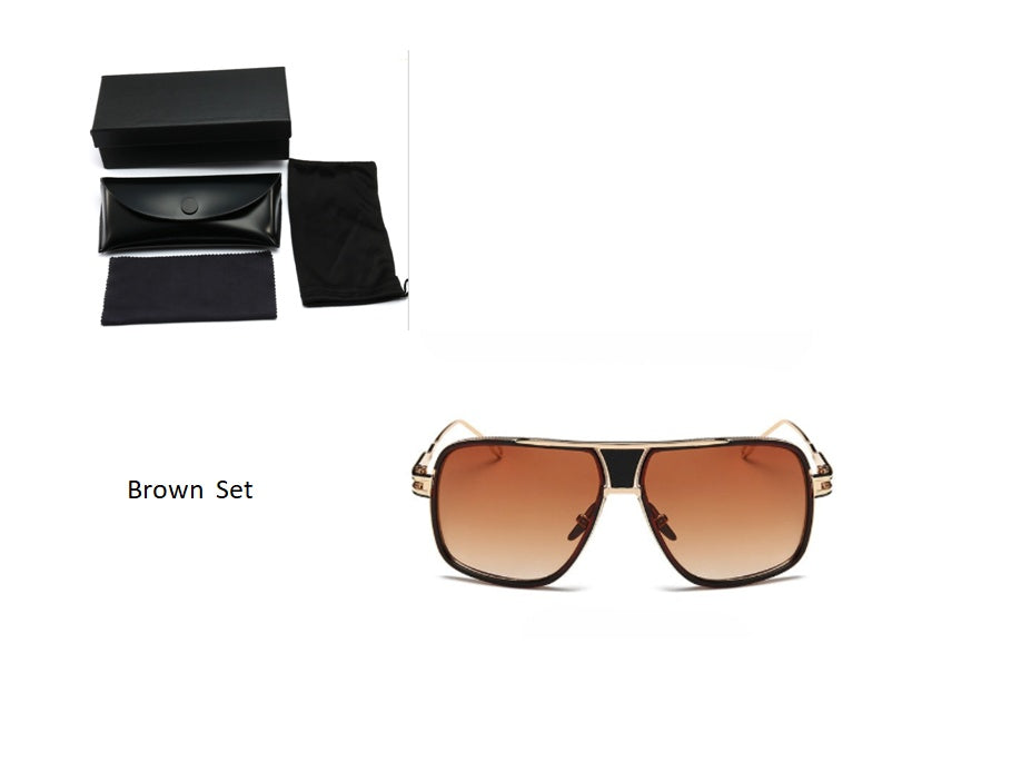 Solglasögon homme varumärken Designer Sun glasögon kör Oculos De Sol Masculino Grandmaster Square Solglass
