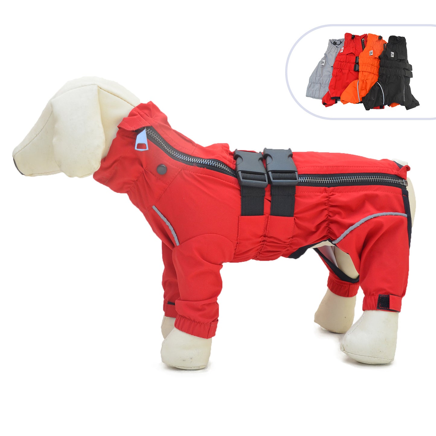 Vêtements imperméables pour animaux de compagnie à quatre pattes pour chien