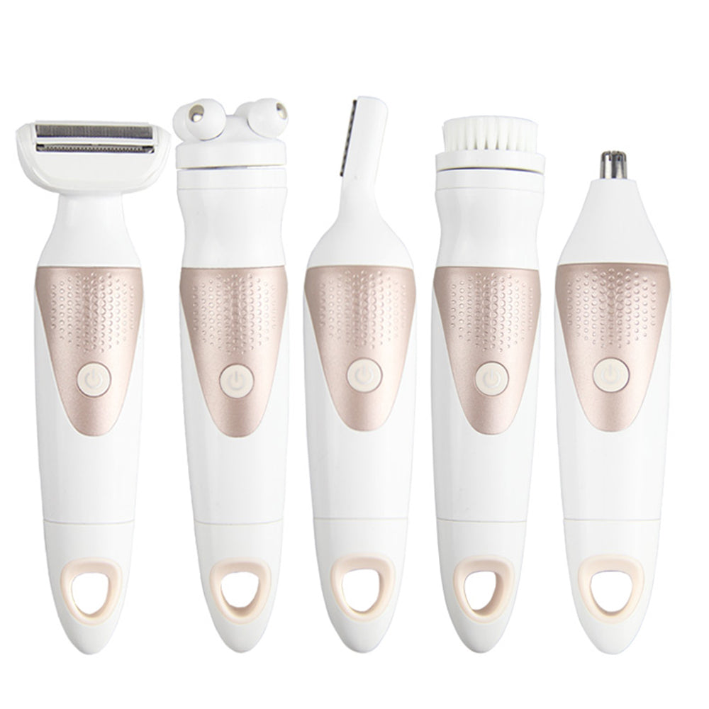 Shaving Eyebrow Hair Removal Instrument - 3W USB Multi-Head System 4.8cm
