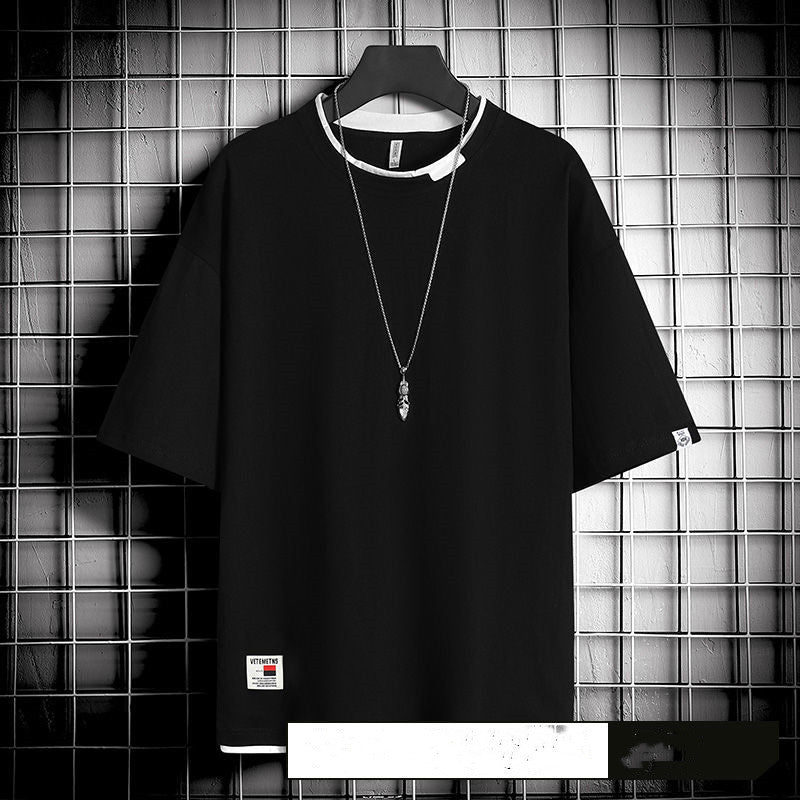 T-shirt ample style Hong Kong pour hommes