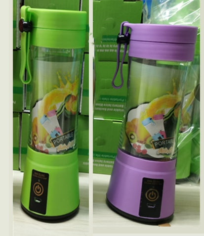 Bärbar mixer med USB-uppladdningsbar mini-fruktjuicemixer för kök Hem Enkel bärbar elektrisk minijuicer