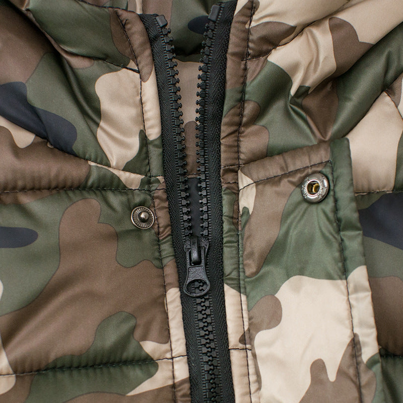 Veste camouflage en coton pour enfants hommes