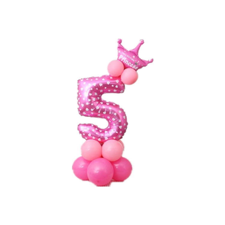 Ballon en aluminium pour fête d'anniversaire