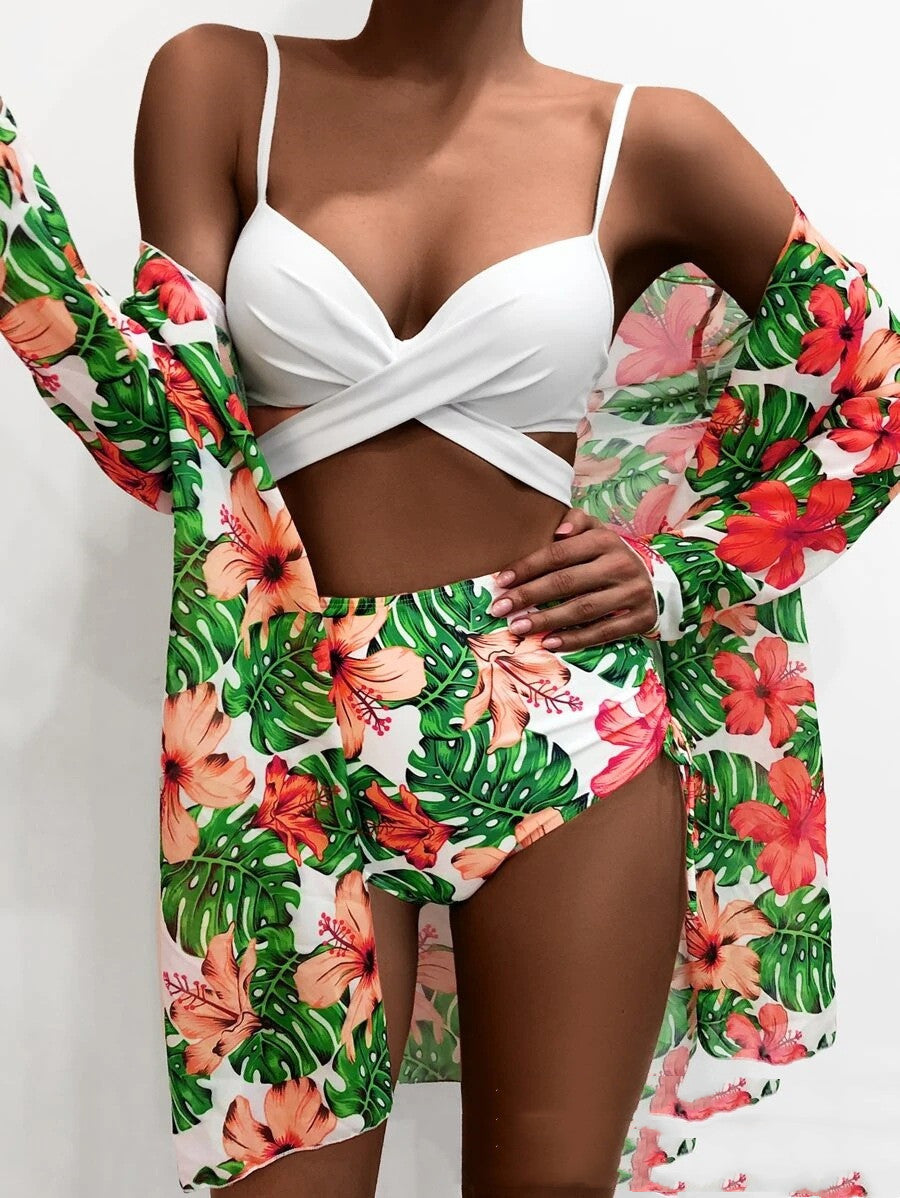 Baddräkt Tredelad Bikini Bygel Outlet