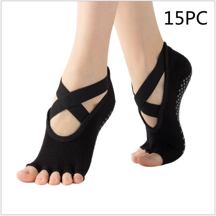 Yoga strumpor fem finger strumpor