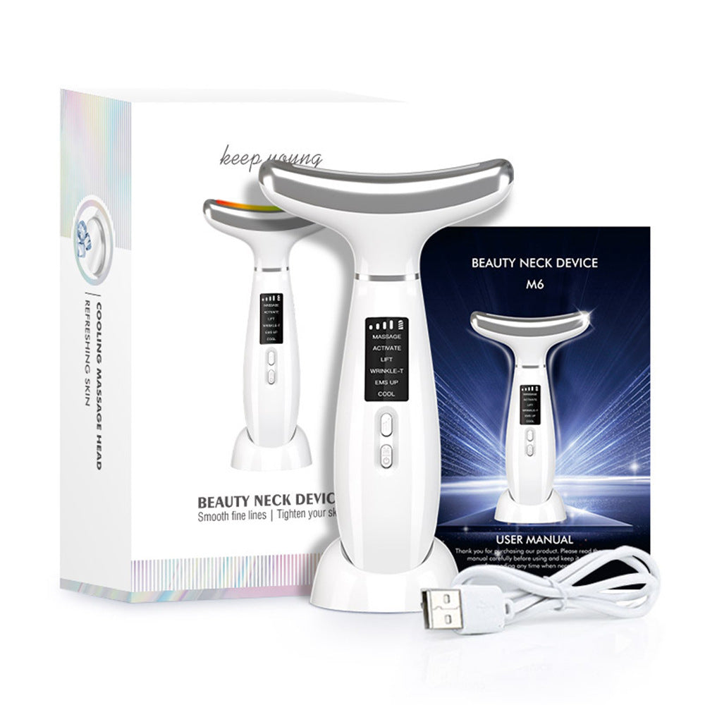 Multifunktionell Ice Compress Color Light Neck Beauty Instrument