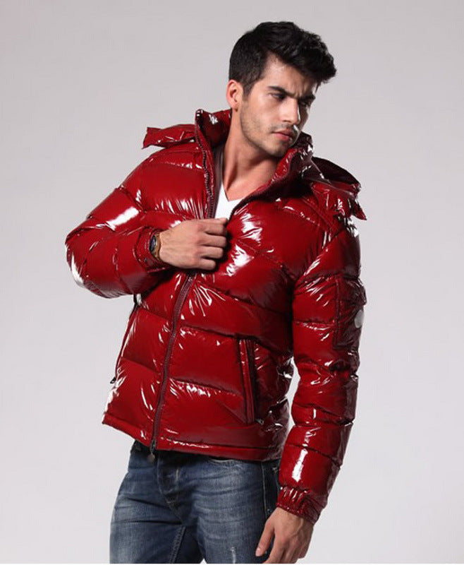 Doudoune courte pour hommes et femmes, veste épaisse et chaude pour couples