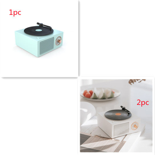 Trådlös mini bärbar retro grammofonhögtalare med Bluetooth-funktion