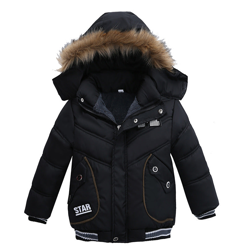 Vestes matelassées en coton pour garçons de petite et moyenne taille
