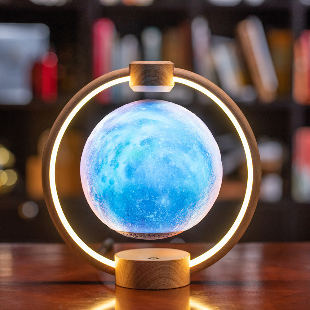 Maglev Moon Light Bluetooth 3D stéréo bricolage éblouissement coloré