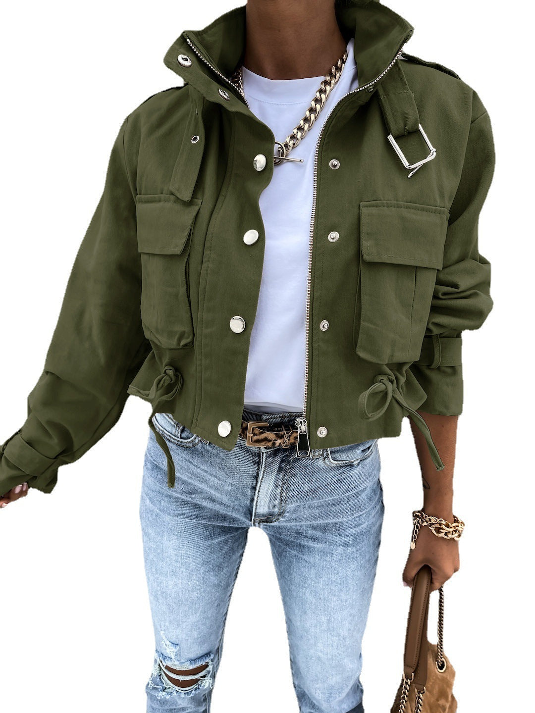 Hösten och hiver Motorcykel Jacket Coat Court Polyester Fiber Topp