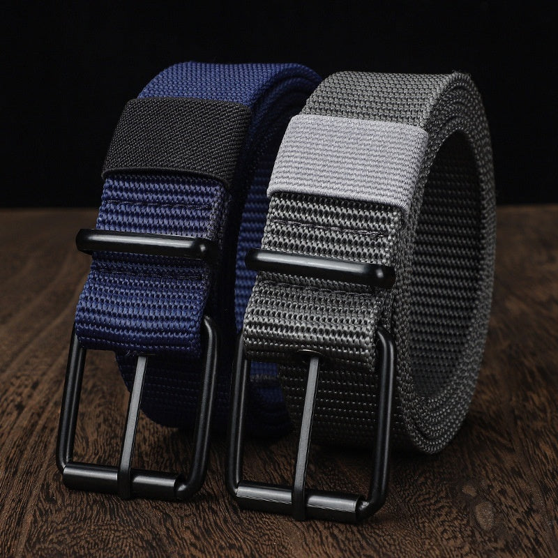 Lengthened Porous Pin Buckle Canvas Belt Universal - Inclusive Comfort