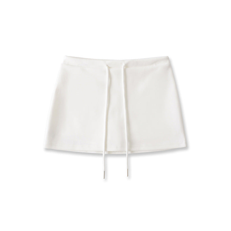 Professional Sweet Hot Girl Style Low Waist Drawstring Hip Skirt - Sexy Design (Adjustable Fit, Curve-Accentuating)