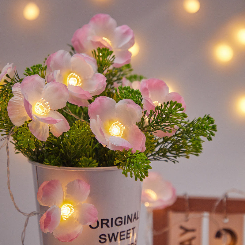 Led Simulering Phalaenopsis Lampa Utomhus Vattentät Innergård Heminredning