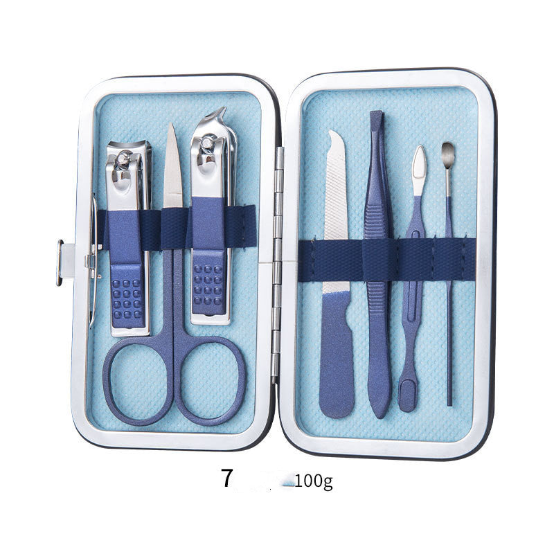 Professional Stainless Steel Grooming Set - 7-20 Pieces Heat Treatment | Multiple Colors Leather Case