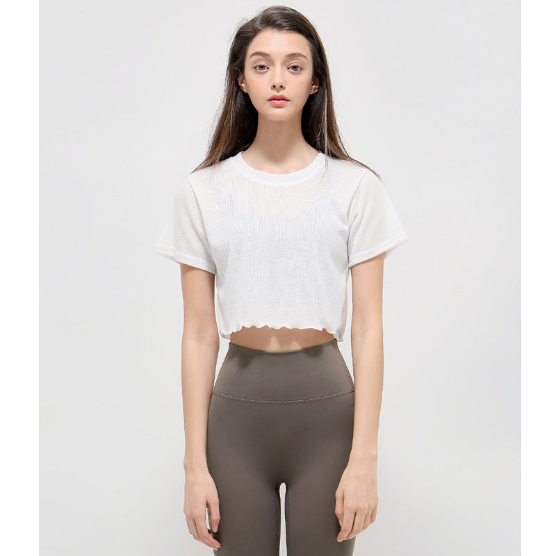 Yoga Clothes Short Sleeve Workout Top