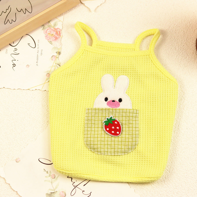 Vêtements pour chiens, vêtements fins, haut brodé