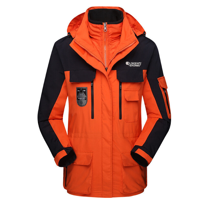 Veste trois en un avec deux vestes détachables